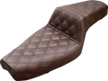 Step-Up Seat - Full Lattice Stitch - Brown - XL