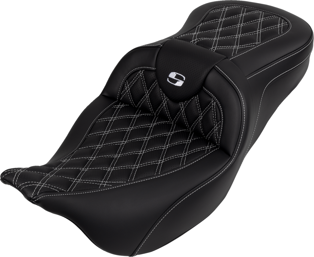 Roadsofa™ Seat - with Backrest - White Stitch - FL '08-'23