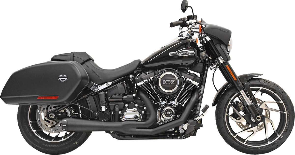 2-into-1 Road Rage Exhaust System - Black