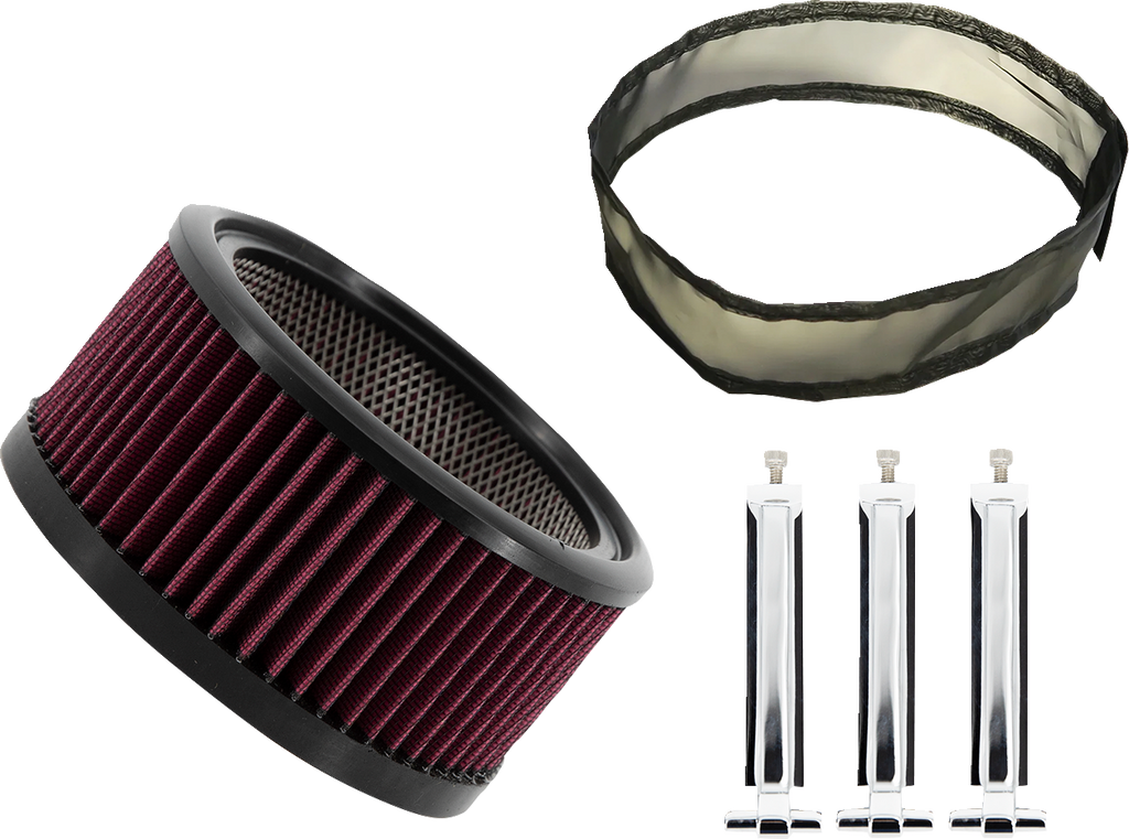 Big Power Filter Kit - Chrome