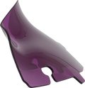 Kolor Flare® Windshield - 4" - Purple - '14-'25 FLH/FLHT/FLHX