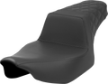 Step-Up Seat - Rear Lattice Stitch - Black - FL '23-'24
