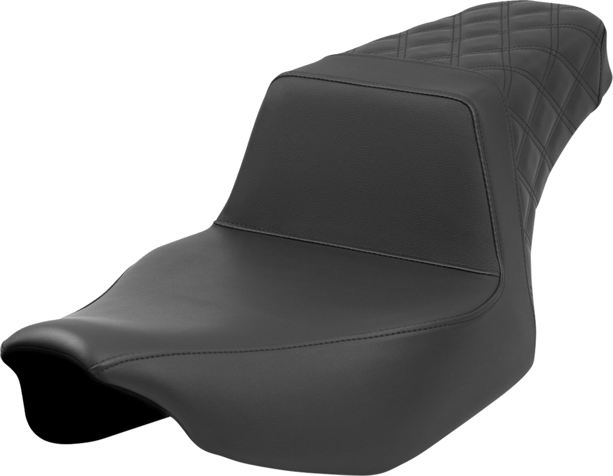 Step-Up Seat - Rear Lattice Stitch - Black - FL '23-'24