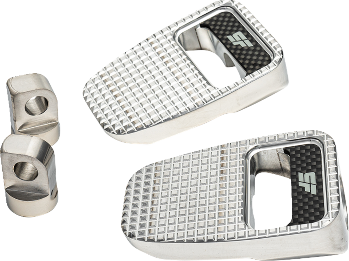 Foot Pegs - Silver Polished