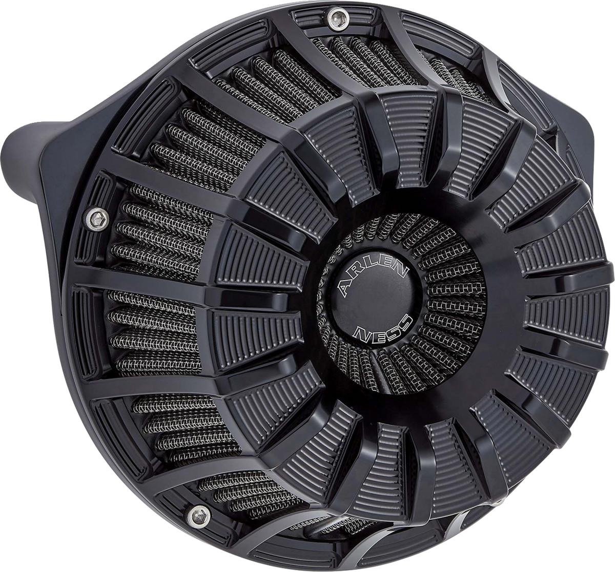 Inverted Series Air Cleaner Kit - 15-Spoke - All Black