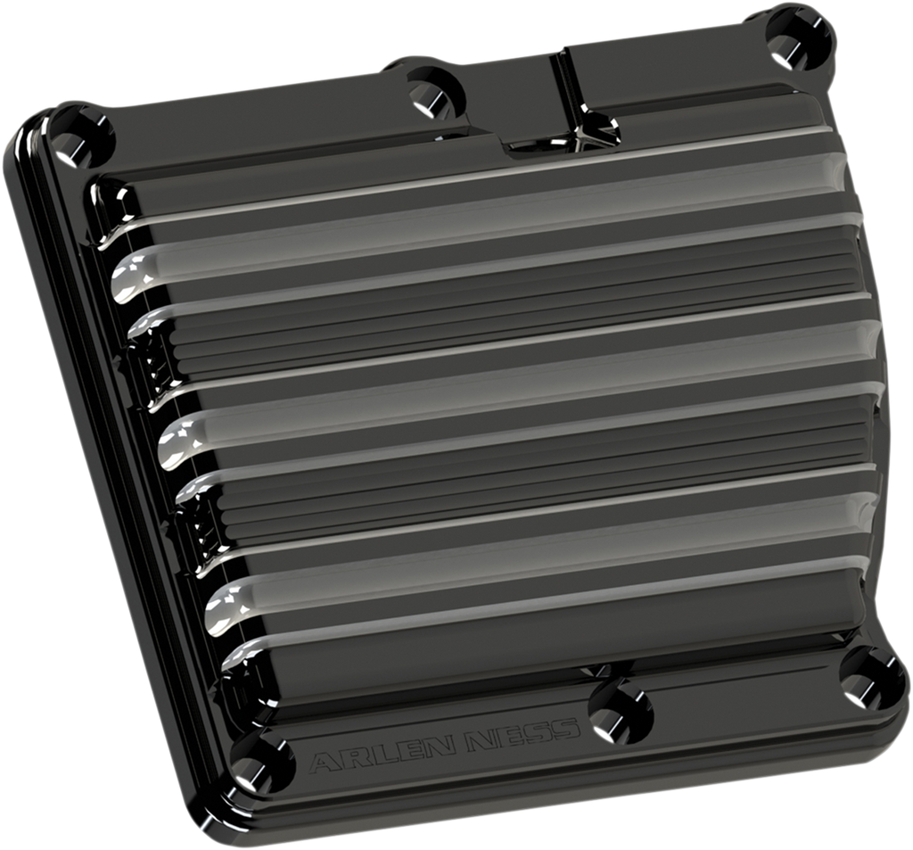 10-Gauge Transmission Top Cover - Black/Machined - '17-'25 Harley-Davidson