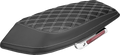 Saddlebag Lid Covers - Lattice - Carbon Fiber - White Stitch - FLH/FLT '23-'26