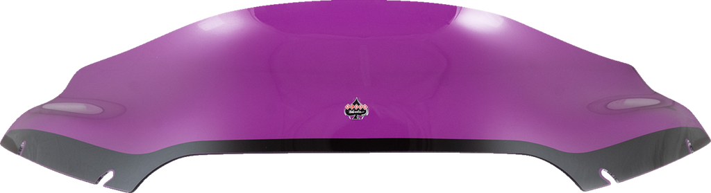 Kolor Flare® Windshield - 6" - Purple - '15-'25 FLTR