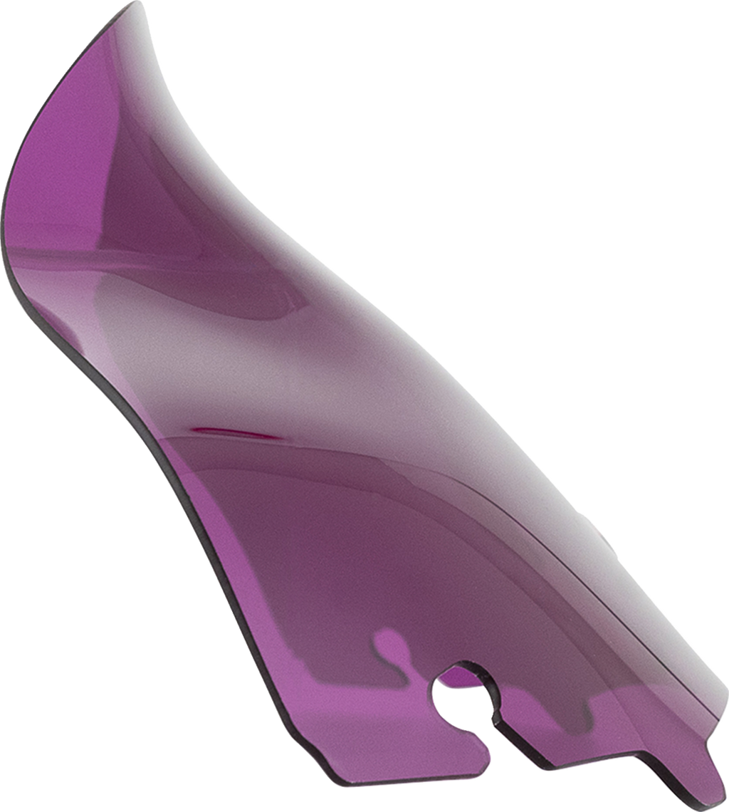 Kolor Flare® Windshield - 6-1/2" - Purple - '14-'25 FLH/FLHT/FLHX