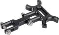 Holeshot riser gauge relocation mounting bracket - Black