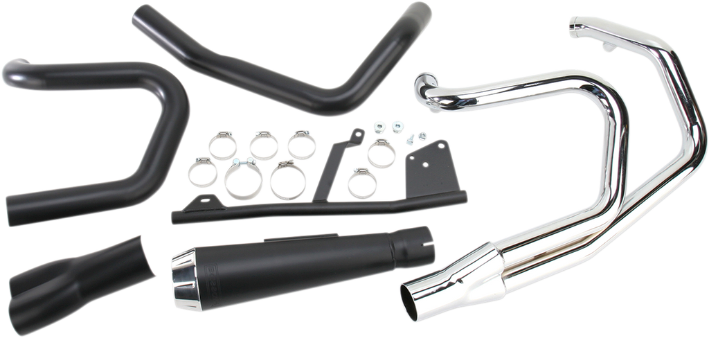 Road Rage Exhaust - Black - Short - '04-'13 XL