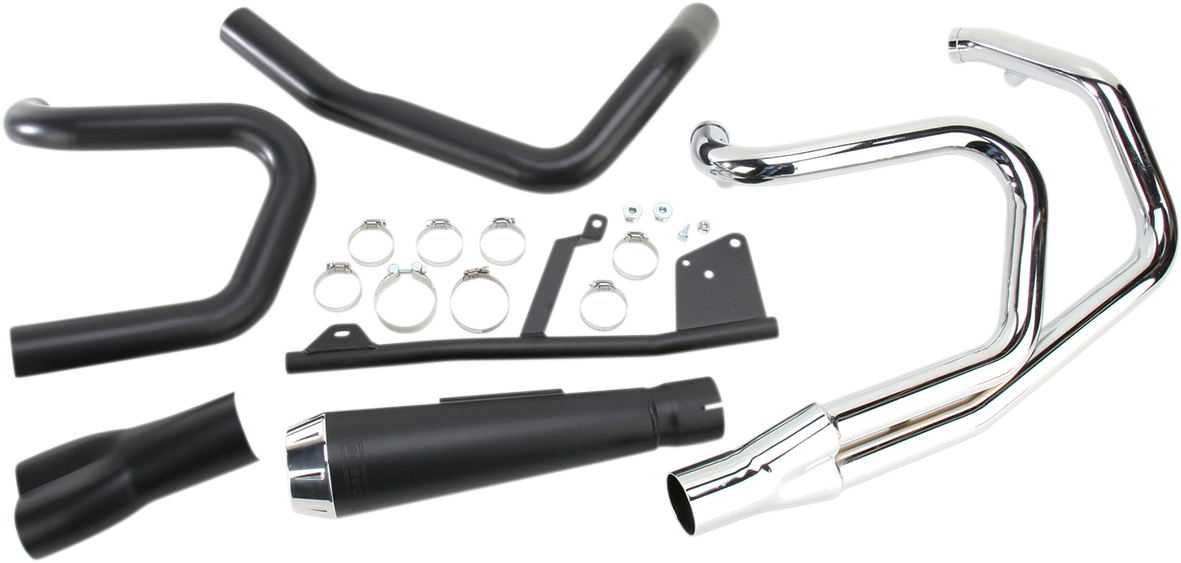 Road Rage Exhaust - Black - Short - '04-'13 XL