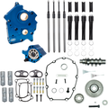 Cam Chest Kit - Oil Cooled - Gear Drive - 465 Cam - Black Pushrod Tubes - M8