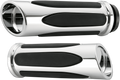 Deep Cut Comfort Series Grips - Cable - Chrome
