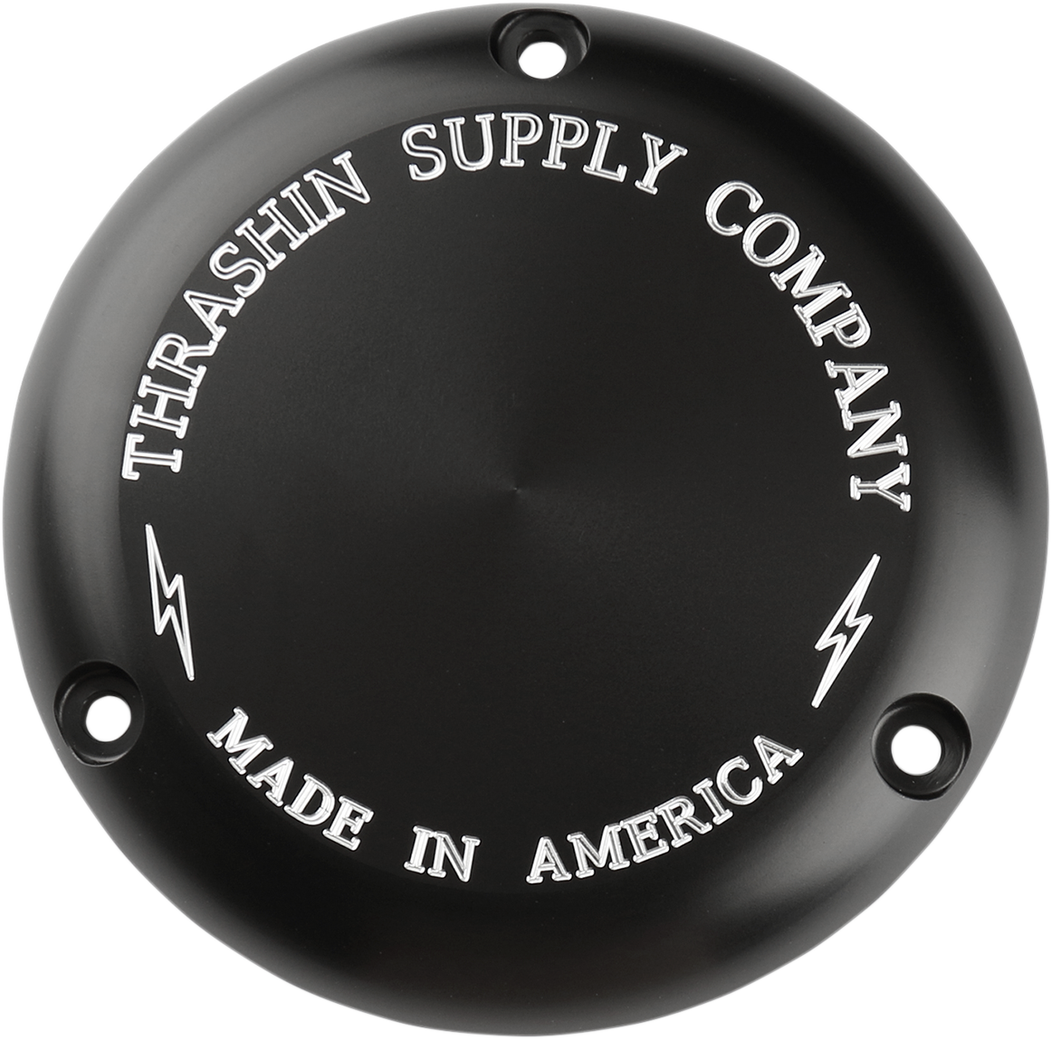 Derby Cover - Black/Machined - Classic - 3 Hole