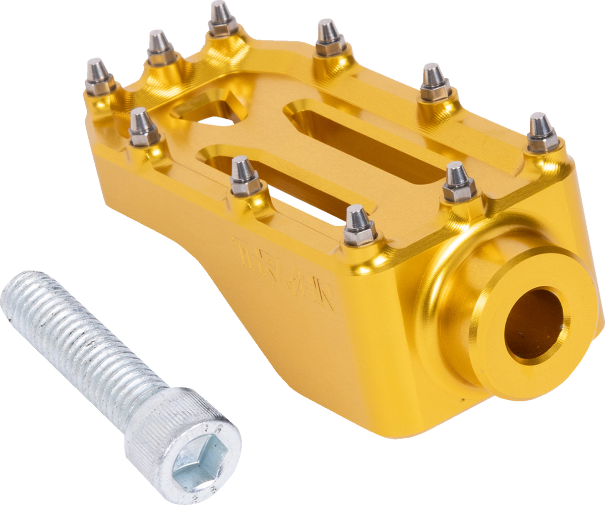 Aggressor Brake Pedal - Gold - Touring