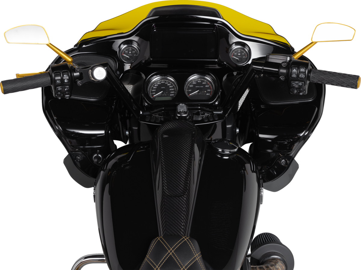 1-1/4" V-Line Handlebar - FLTR - Black
