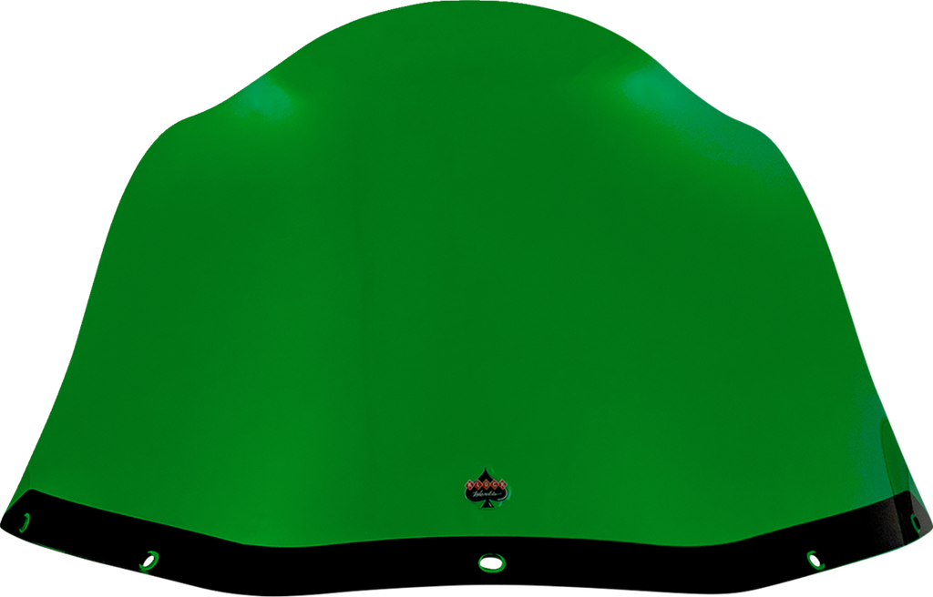 Kolor Flare® Windshield - 12-1/2" - Green - Saddlemen S-RT Fairing