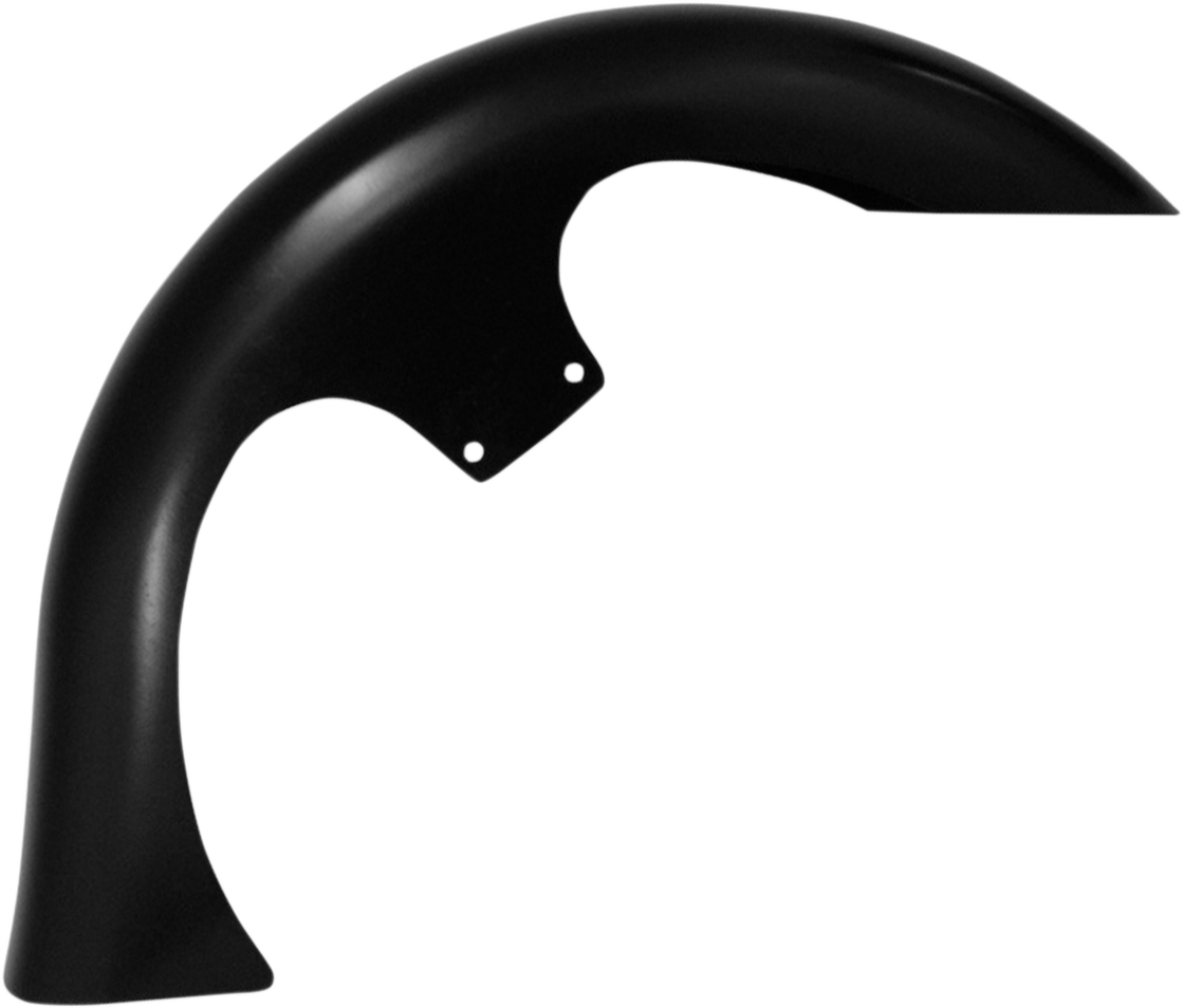 Slicer Front Fender Kit - For Raked Frames - Black - 26" Wheel - HD Touring/Trike