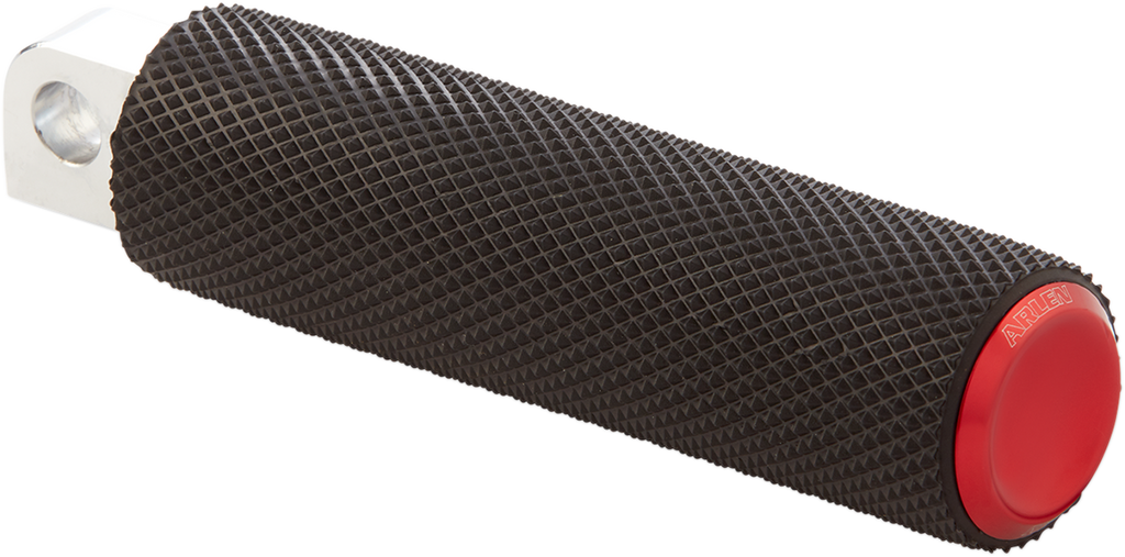 Foot Pegs - Knurled - Red