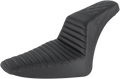 Step-Up Seat - Front Tuck-n-Roll/Rear Lattice Stitch - Black