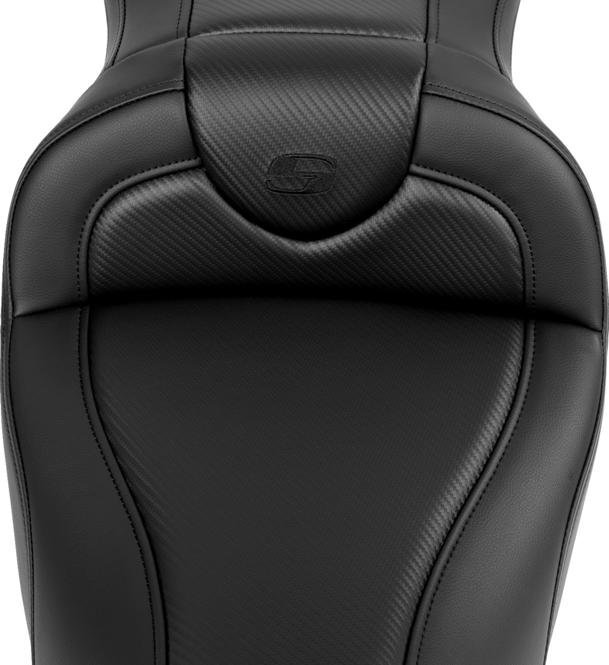 Roadsofa™ Seat - without Backrest - Carbon Fiber - Black Stitch - 'FL '08-'19