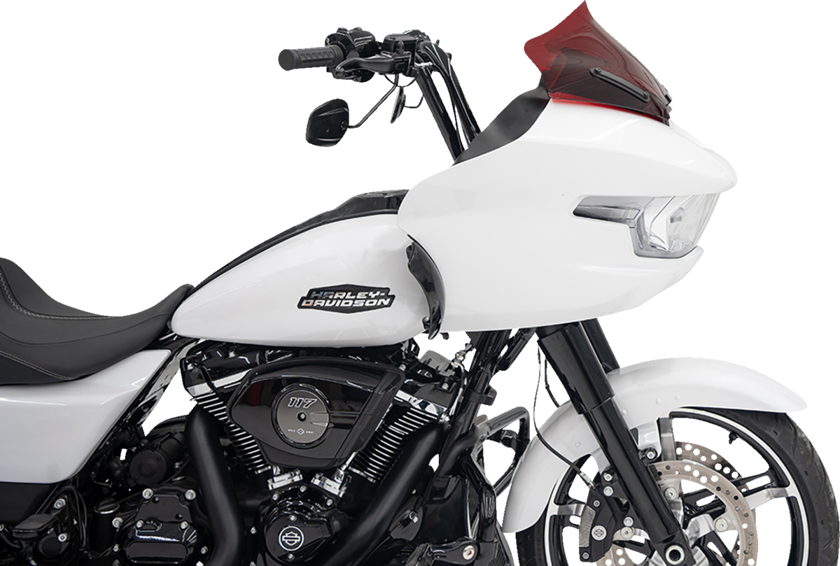 Kolor Flare® Windshield - 10" - Red - '23-'26 FLTRX/FLTRT