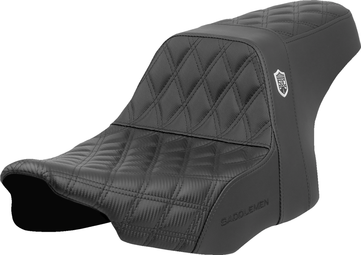 Pro Series SDC Performance Seat - Lattice Stitch - Gripper - w/o Backrest - FLH/FLT '23-'24
