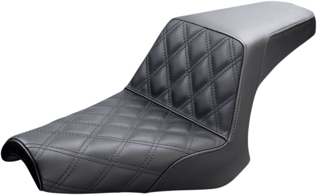 Step-Up Seat - Front Lattice Stitch - Black - Bolt '13-'24