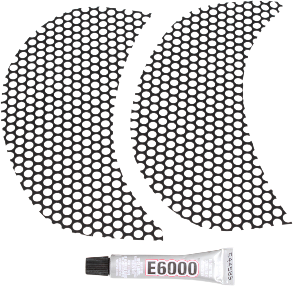 Fairing Vent Screen - Round - Black - FLTR