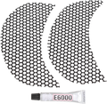 Fairing Vent Screen - Round - Black - FLTR
