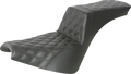 Step-Up Seat - Full Lattice Stitch - Black