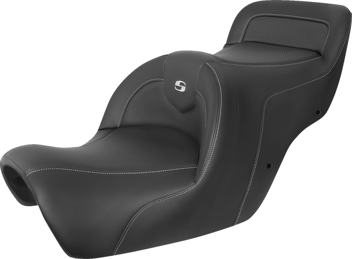Roadsofa™ Carbon Fiber Seat - Without Backrest - Black - GL '88-'00