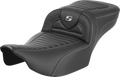 Roadsofa™ Extended Reach Seat - without Backrest - Tuck-n-Roll - Carbon Fiber - FLTR/FLHX '23-'24