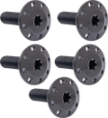 Bolt Kit - Holeshot/Front/Floating/Brake Rotor - Spoke Mount - Black - 5 Pack