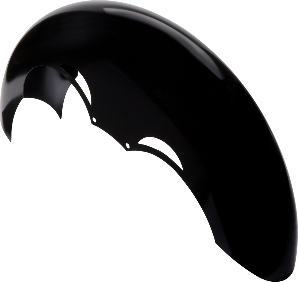 Tude Front Fender - Black - 21" Wheel - HD Touring/Trike