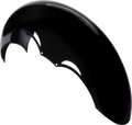 Tude Front Fender - Black - 21" Wheel - HD Touring/Trike