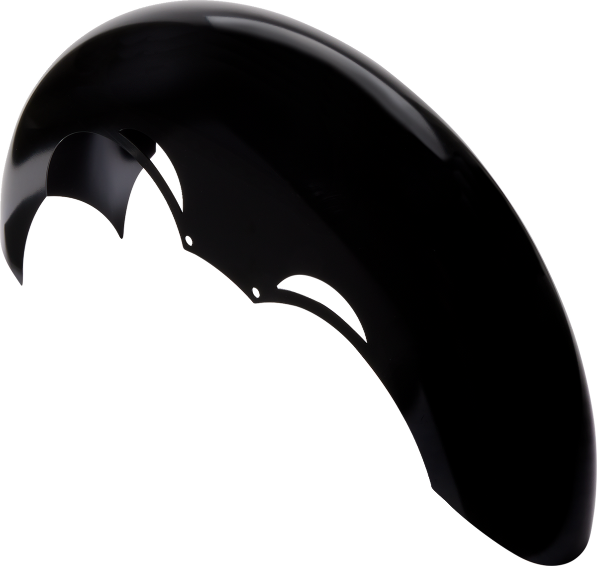 Tude Front Fender - Black - 21" Wheel - HD Touring/Trike