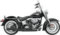 2:1 Exhaust - Black - Long - Softail