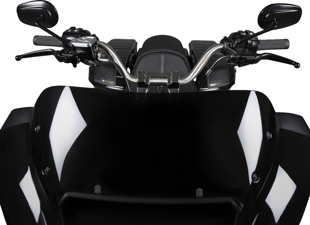 1" Handlebar - High Bend - Stainless Steel