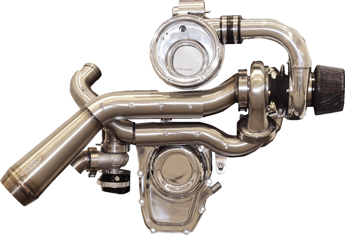 Tornado Turbo Performance Kit - Polished with Brushed Stainless Steel Exhaust - M8