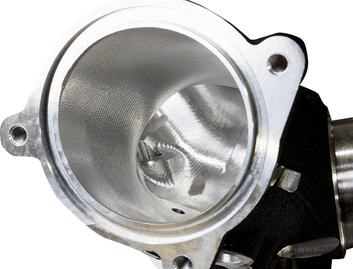 CNC-Ported 55 mm Intake Manifold - M8 - 55 mm - Black