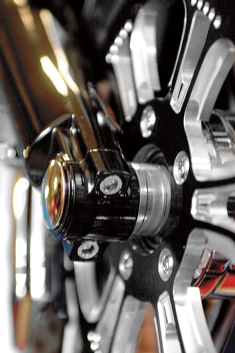 Axle Cap - Lower Fork Leg - Black