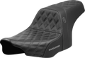 Pro Series SDC Performance Seat - Gray Stitching - w/o Backrest - FLT/FLH '23-'24