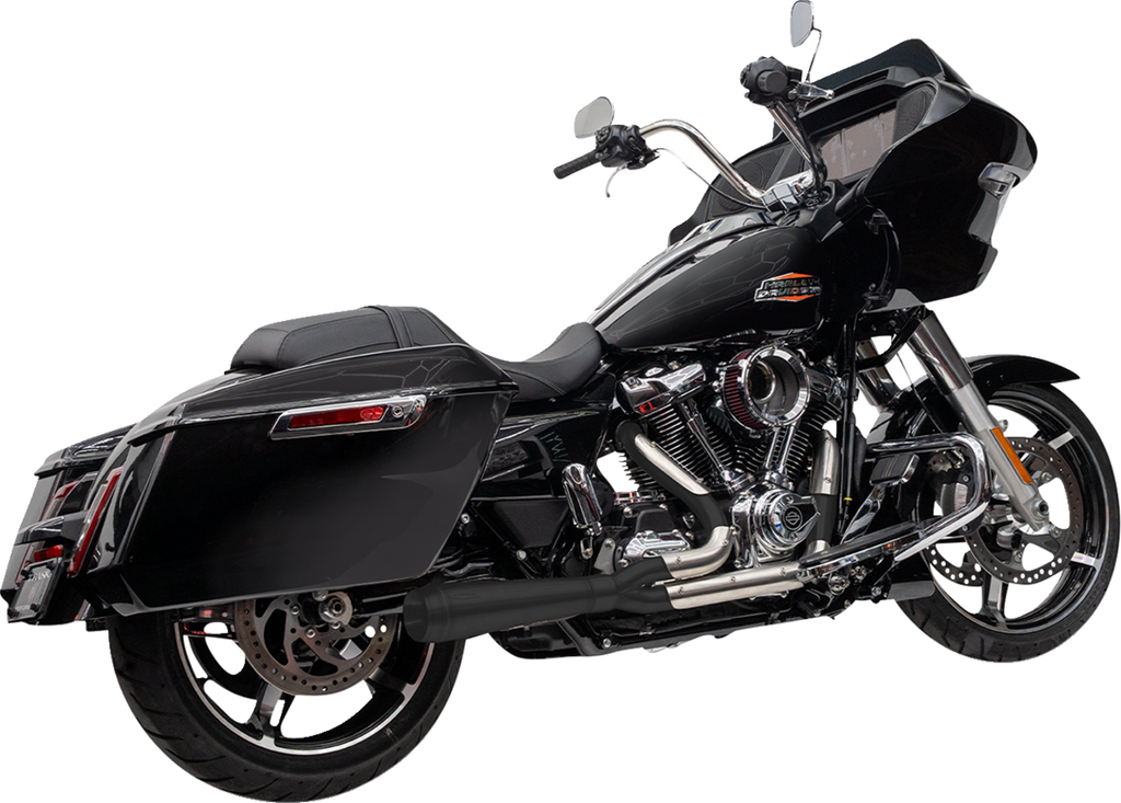 2-into-1 Assault Exhaust System - Black - Touring M8