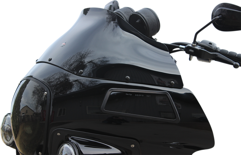 Flare® Windshield - 9" - Black - '85-'92 FXRP