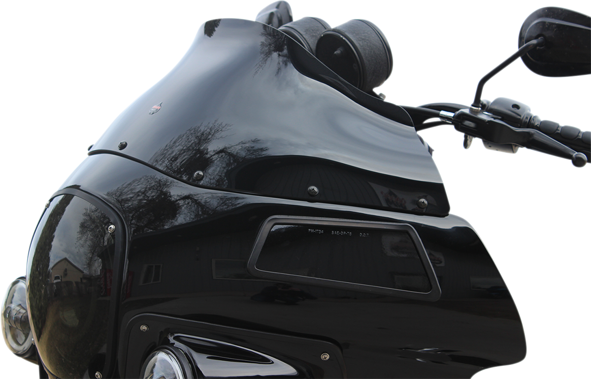 Flare® Windshield - 9" - Black - '85-'92 FXRP