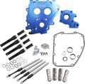 Cam Chest Kit without Cams - Chain Drive - Black Pushrods - Twin Cam