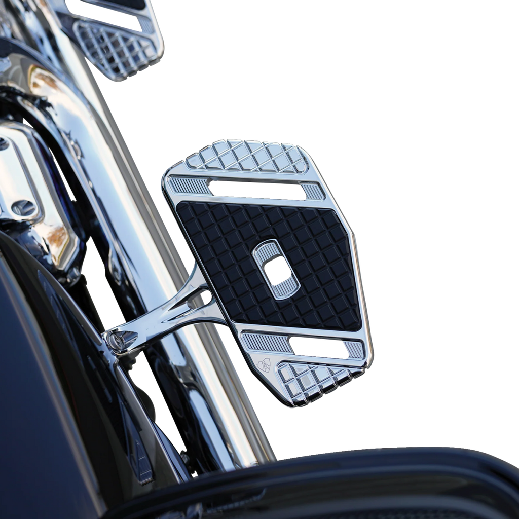 Forged Floorboard Mounts - Passenger - Chrome