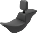 Tour Step-Up Seat - Rider Backrest - Plain - FL '08-'24